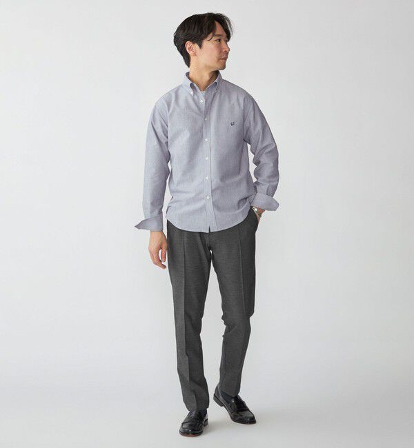 SHIPS「【WEB限定】SHIPS: 防シワ・吸水速乾 Drymix(R) ワンポイントロゴボタンダウンシャツ」|シャツ・ブラウス|