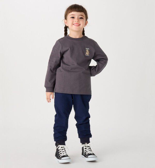 SHIPS Colors 「SHIPS Colors: 80~130cm / TeddyBear(R) ワンポイント ロンT◇」|Tシャツ・カットソー|