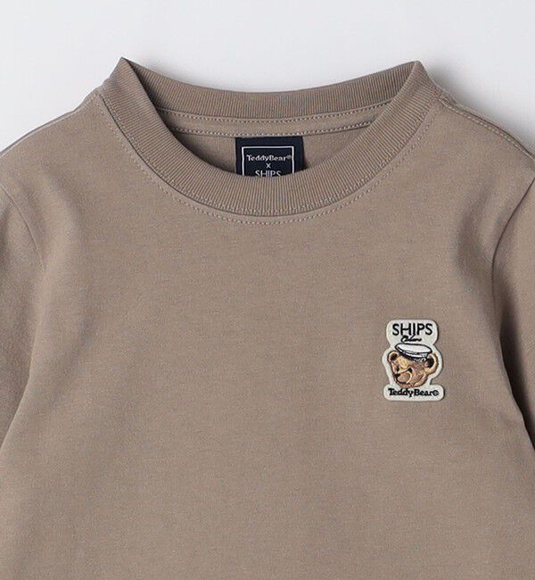 SHIPS Colors 「SHIPS Colors: 80~130cm / TeddyBear(R) ワンポイント ロンT◇」|Tシャツ・カットソー|