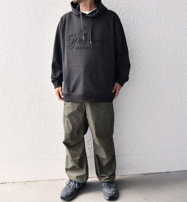 SHIPS any「SHIPS any: 〈洗濯機可能〉エンボスプリント ロゴ ウォーム プルオーバー パーカー◇」|パーカー|