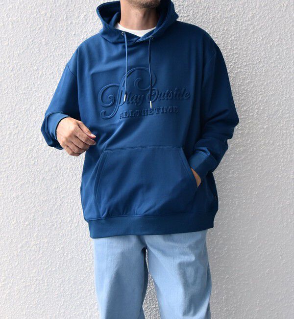 SHIPS any「SHIPS any: 〈洗濯機可能〉エンボスプリント ロゴ ウォーム プルオーバー パーカー◇」|パーカー|