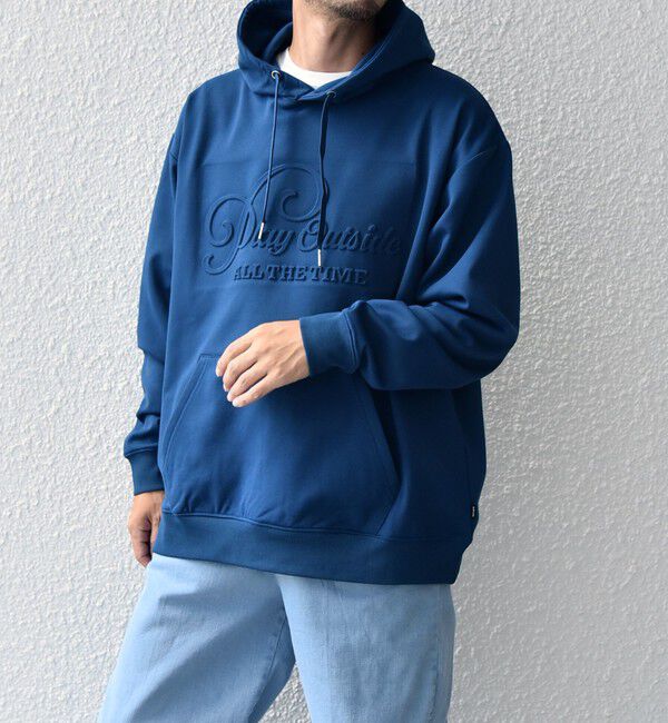 SHIPS any「SHIPS any: 〈洗濯機可能〉エンボスプリント ロゴ ウォーム プルオーバー パーカー◇」|パーカー|