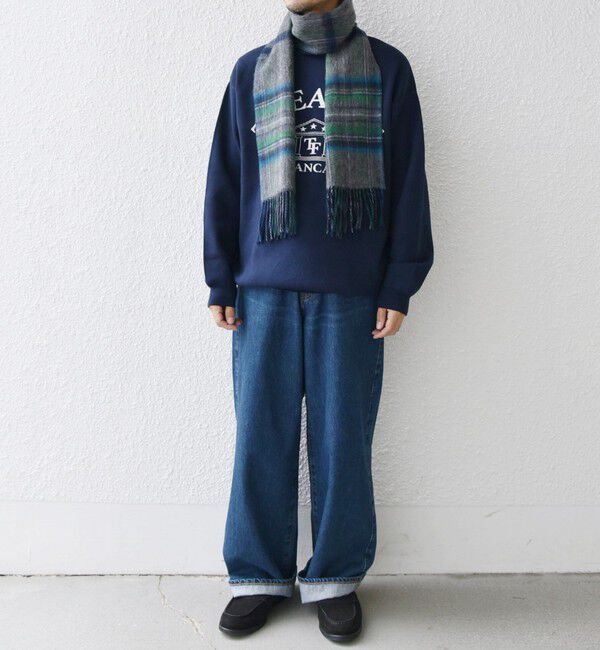 SHIPS any「SHIPS any: ウール リバーシブル チェック マフラー 24FW◇」|マフラー|