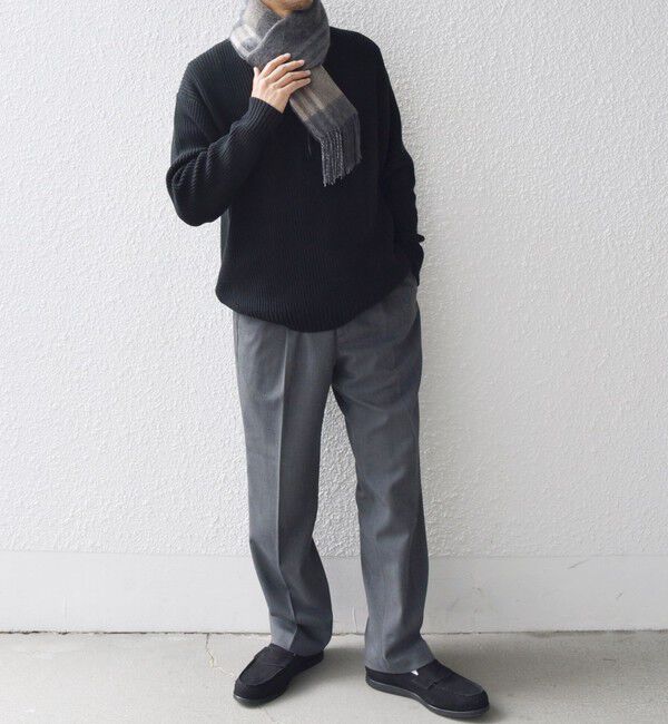 SHIPS any「SHIPS any: ウール リバーシブル チェック マフラー 24FW◇」|マフラー|