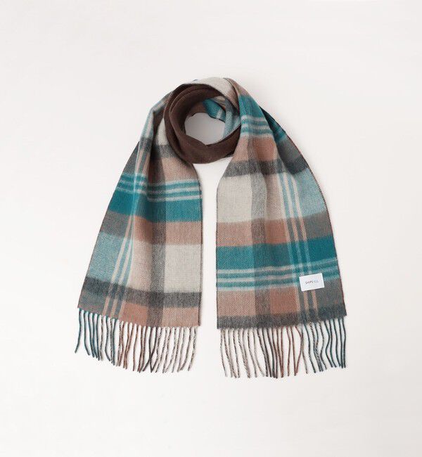 SHIPS any「SHIPS any: ウール リバーシブル チェック マフラー 24FW◇」|マフラー|