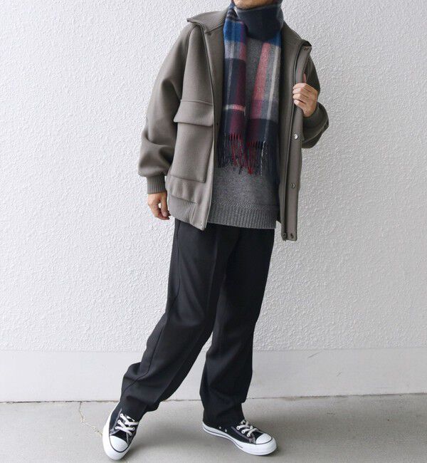 SHIPS any「SHIPS any: ウール リバーシブル チェック マフラー 24FW◇」|マフラー|