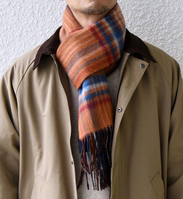 SHIPS any「SHIPS any: ウール リバーシブル チェック マフラー 24FW◇」|マフラー|