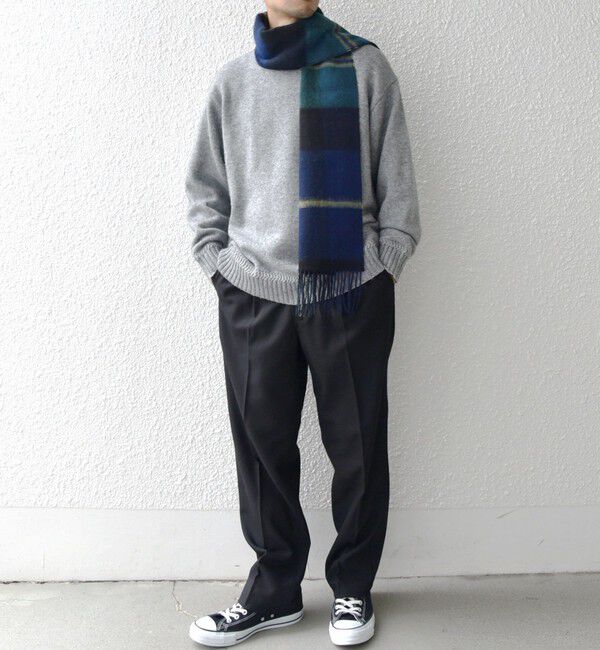 SHIPS any「SHIPS any: ウール リバーシブル チェック マフラー 24FW◇」|マフラー|