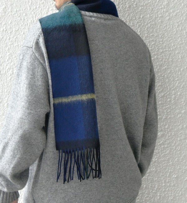 SHIPS any「SHIPS any: ウール リバーシブル チェック マフラー 24FW◇」|マフラー|