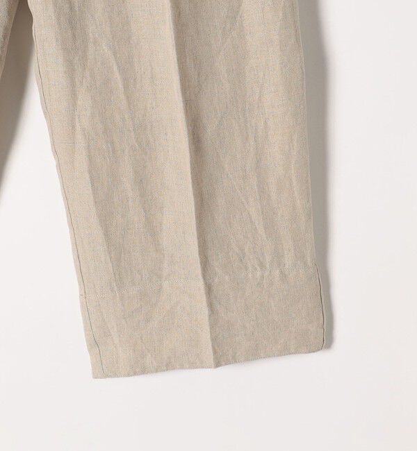 quaranciel「quaranciel:〈洗濯機可能〉ヨーロピアンフラックス リネン タック ワイド パンツ」|その他|