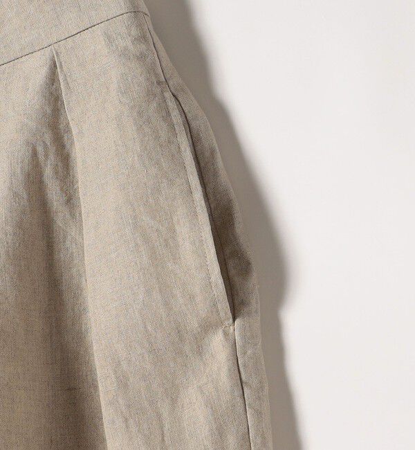 quaranciel「quaranciel:〈洗濯機可能〉ヨーロピアンフラックス リネン タック ワイド パンツ」|その他|