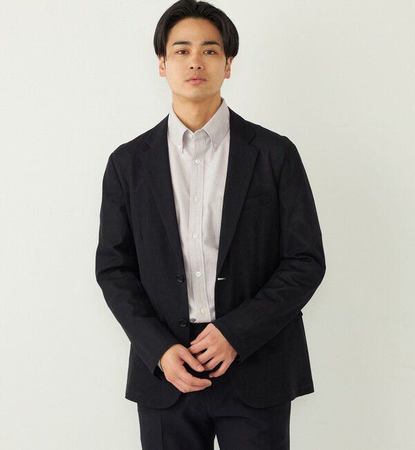 SHIPS Colors 「SHIPS Colors:〈洗濯機可能〉シャリル ジャージー 2B ジャケット◇」|テーラードジャケット|ネイビー