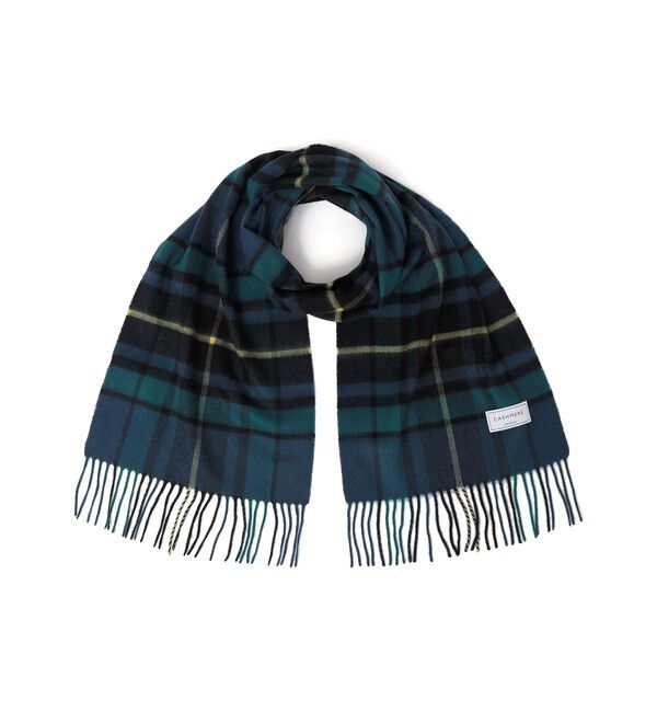 SHIPS any「SHIPS any: カシミヤ チェック マフラー」|マフラー|