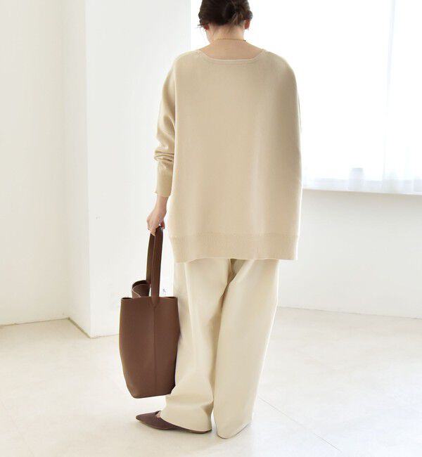 quaranciel「quaranciel:〈洗濯機可能〉コクーン ワイド チノ パンツ」|チノ|