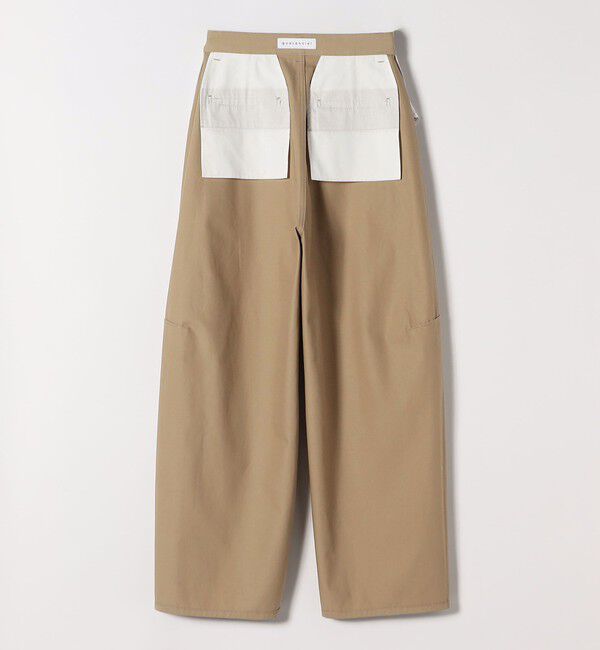 quaranciel「quaranciel:〈洗濯機可能〉コクーン ワイド チノ パンツ」|チノ|