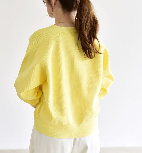 quaranciel「quaranciel:〈手洗い可能〉アゼ Vネック コンパクト ニット カーディガン」|カーディガン|