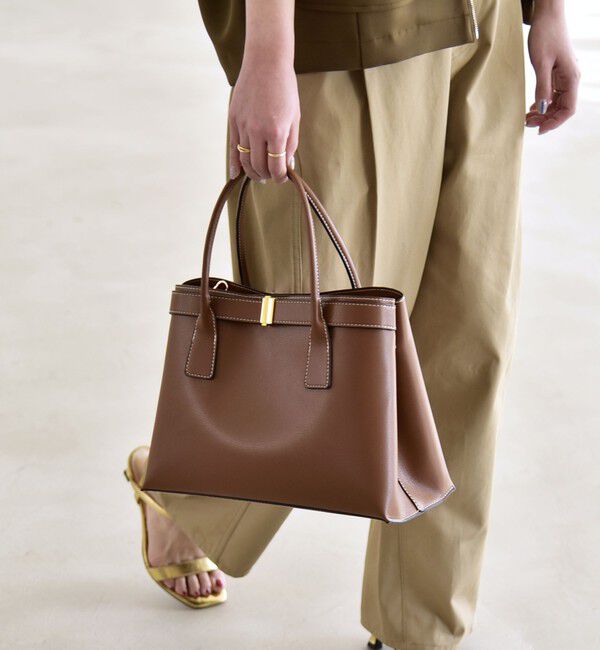 quaranciel「quaranciel: バックル 2way トート バッグ（A4対応）」|トートバッグ|