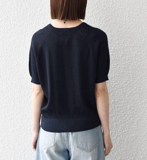 SHIPS any「《予約》SHIPS any:〈手洗い可能〉リネン レーヨン ヘンリーネック プルオーバー」|ニット・セーター|