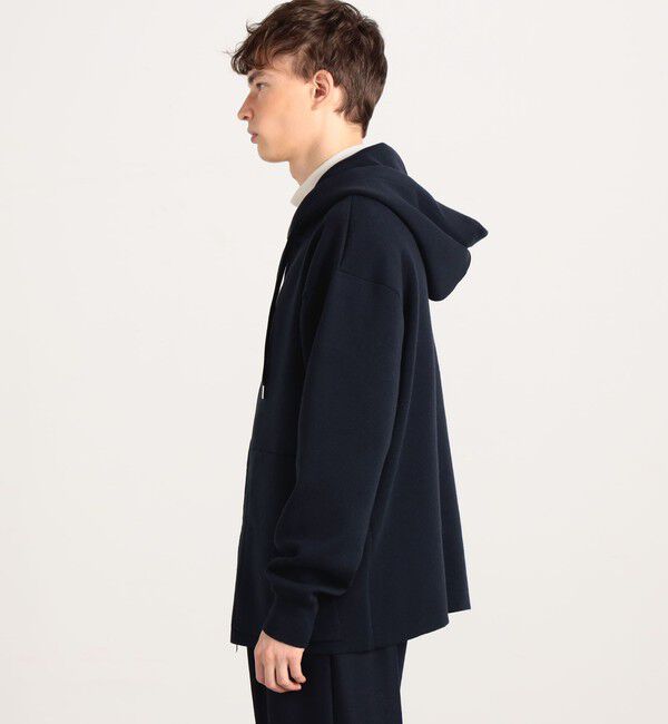 CABaN「CABaN コットンカシミヤ ジップパーカ」|ニット・セーター|