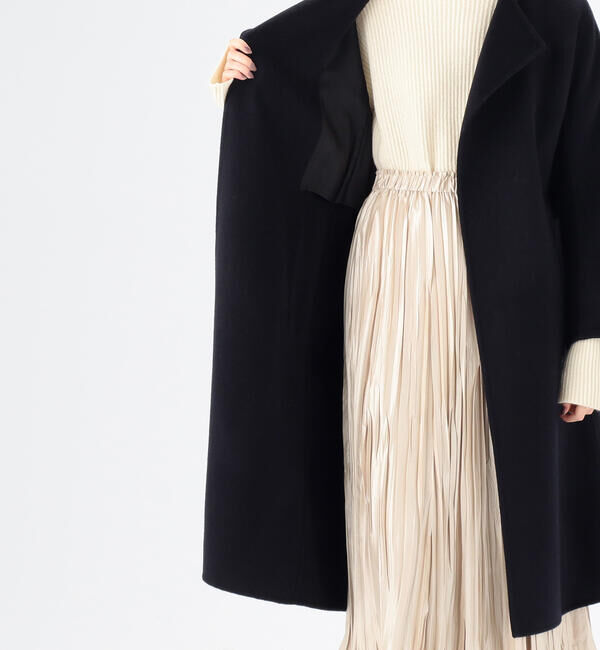 Ballsey「プレミアムウールリバー ノーカラーコート」|ノーカラーコート|