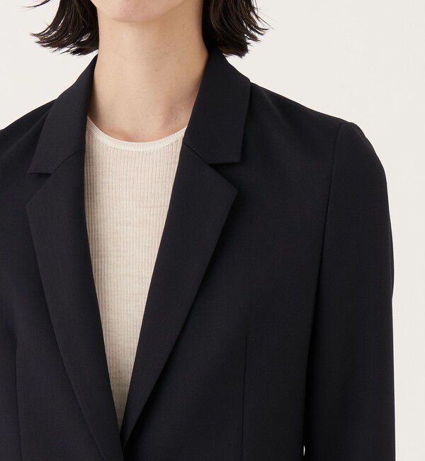DES PRES「ポリエステルウールバラシャ ノッチドラペルジャケット」|テーラードジャケット|