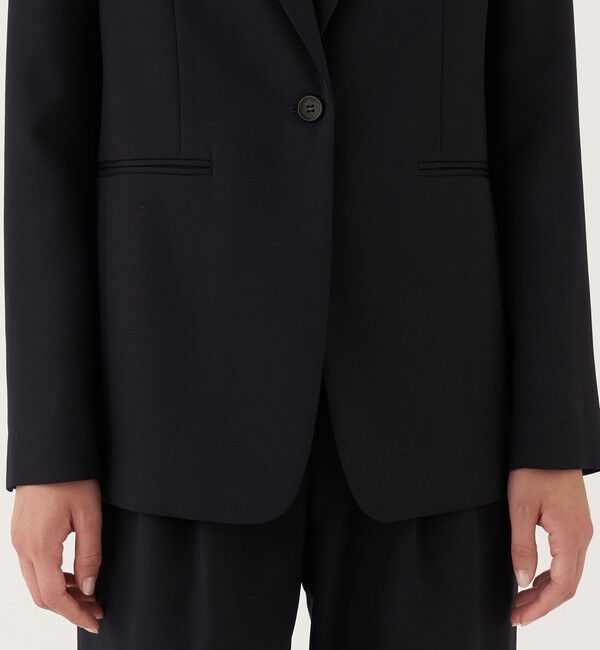 DES PRES「ポリエステルウールバラシャ ノッチドラペルジャケット」|テーラードジャケット|