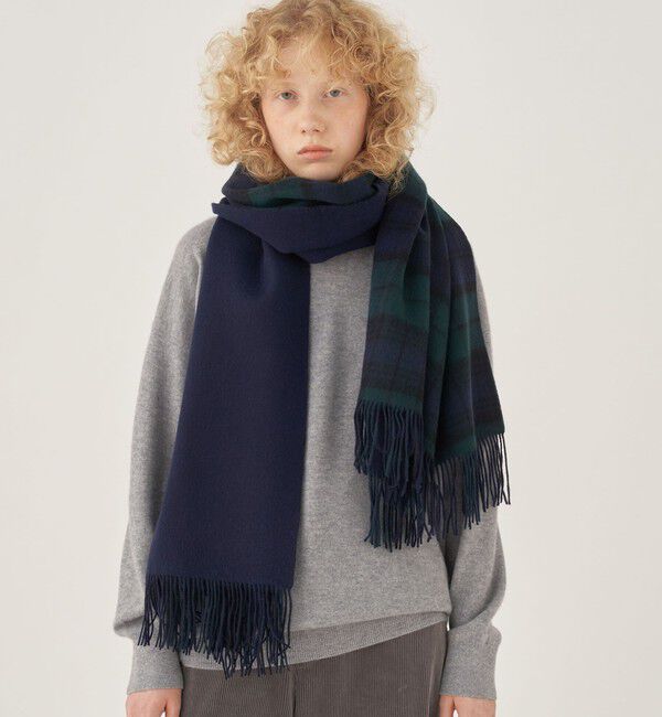 TOMORROWLAND GOODS「GALERIE VIE ブラックウォッチ ストール」|ストール|