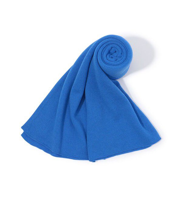 TOMORROWLAND GOODS「Johnstons of Elgin ガンジーストール」|ストール|65 ブルー
