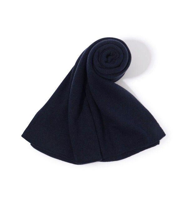 TOMORROWLAND GOODS「Johnstons of Elgin ガンジーストール」|ストール|69 ネイビー