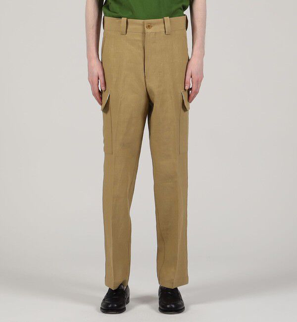 TOMORROWLAND MENS「60リネン カーゴパンツ」|カーゴ|