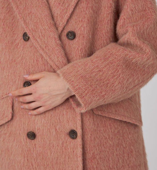 Ballsey「ウールアルパカシャギー ダブルブレストコート」|その他|