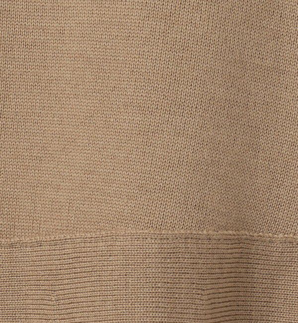 BACCA「ウールムリネ フレアニットチュニック」|ニット・セーター|