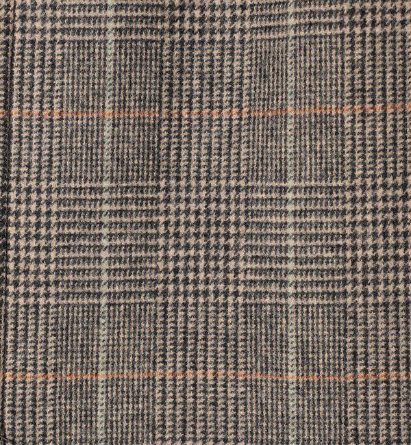 MACPHEE「ウールナイロンフランネル Iラインナロースカート」|タイト|