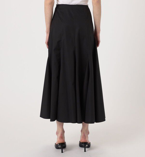 DES PRES「コットンサテン フィッシュテールボリュームスカート」|フレア|