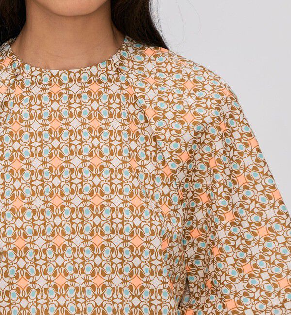 BACCA「サマーリバティ コットンケープブラウス」|シャツ・ブラウス|