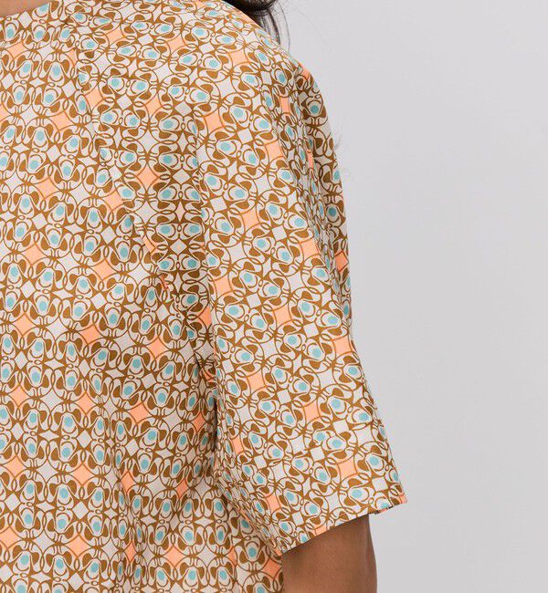 BACCA「サマーリバティ コットンケープブラウス」|シャツ・ブラウス|