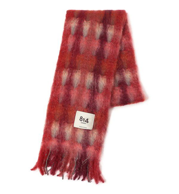 TOMORROWLAND GOODS「814 EZCARAY Mia モヘヤストール」|マフラー|36 レッド系