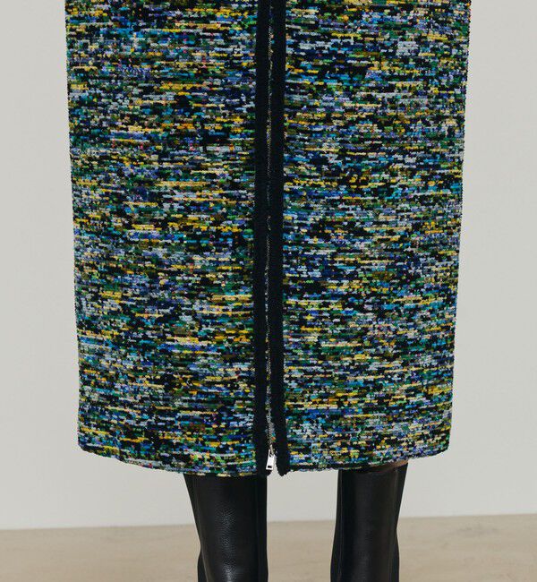 DES PRES「モザイクモール ダブルジップ タイトスカート」|スカート|