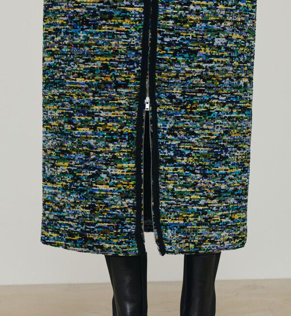 DES PRES「モザイクモール ダブルジップ タイトスカート」|スカート|