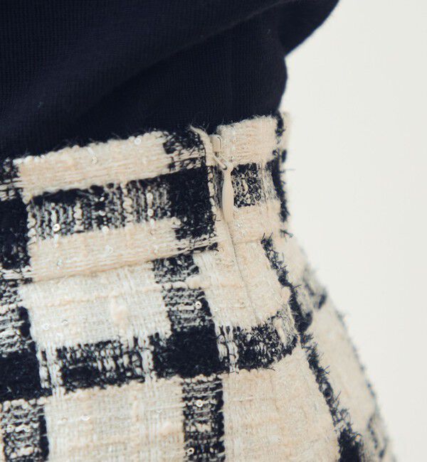 TOMORROWLAND collection「タッタースパンコール タックバレルスカート」|フレア|