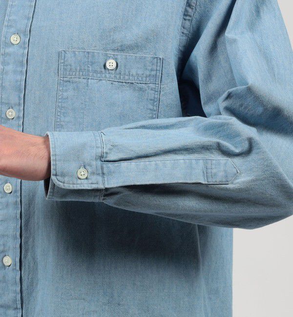 TOMORROWLAND MENS「コットンダンガリー ダブルポケットシャツ CANCLINI」|シャツ・ブラウス|