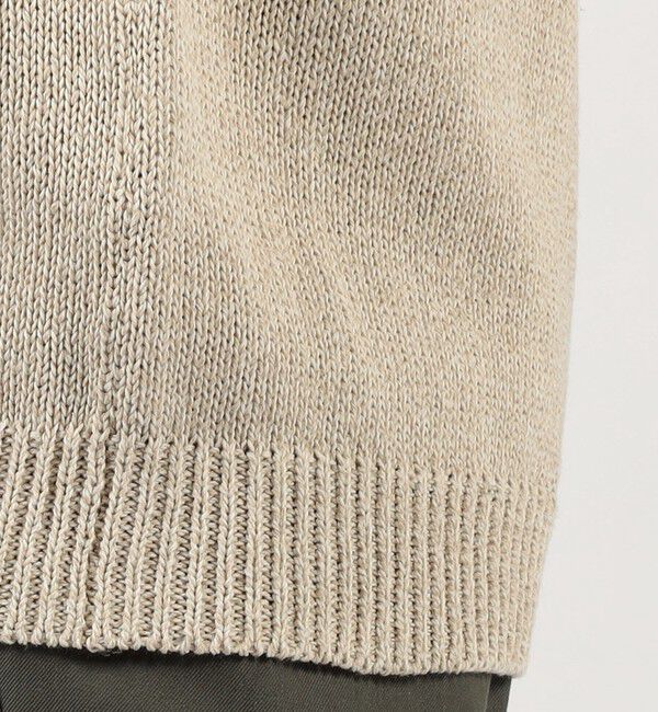 TOMORROWLAND MENS「リネンコットン ショールカラー ニットカーディガン」|カーディガン|