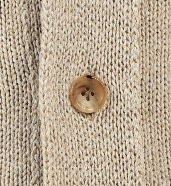 TOMORROWLAND MENS「リネンコットン ショールカラー ニットカーディガン」|カーディガン|