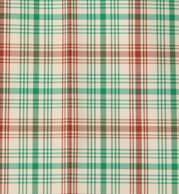 CABaN「コットンポリエステルツイル チェックセミワイドパンツ」|その他|