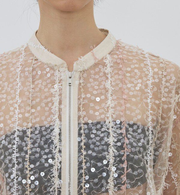 DES PRES「LUMINOUS FOLLIES スパンコールブルゾン」|ブルゾン・スタジャン|