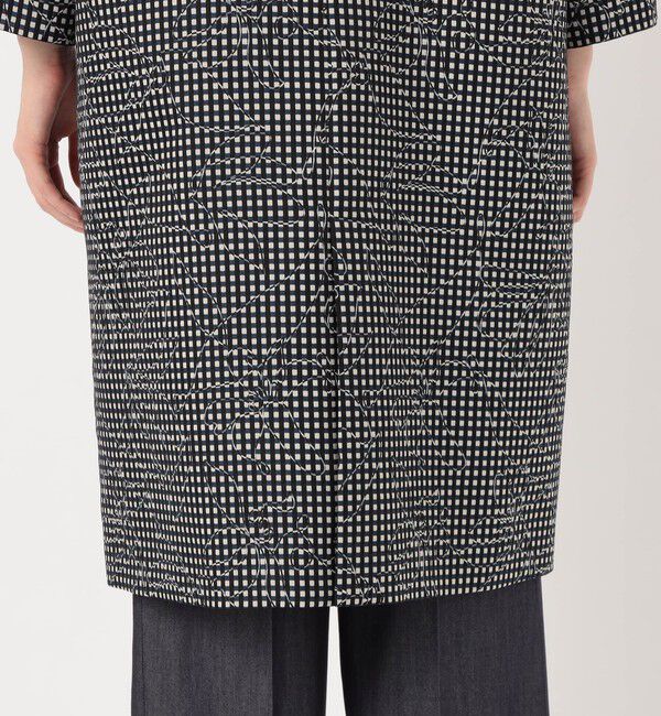 TOMORROWLAND collection「オーバーフラワージャカード クルーネックコート」|ノーカラーコート|