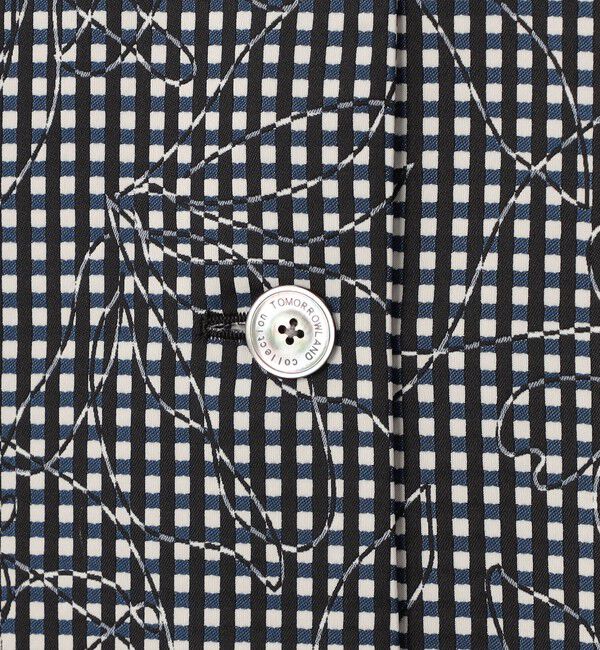 TOMORROWLAND collection「オーバーフラワージャカード クルーネックコート」|ノーカラーコート|