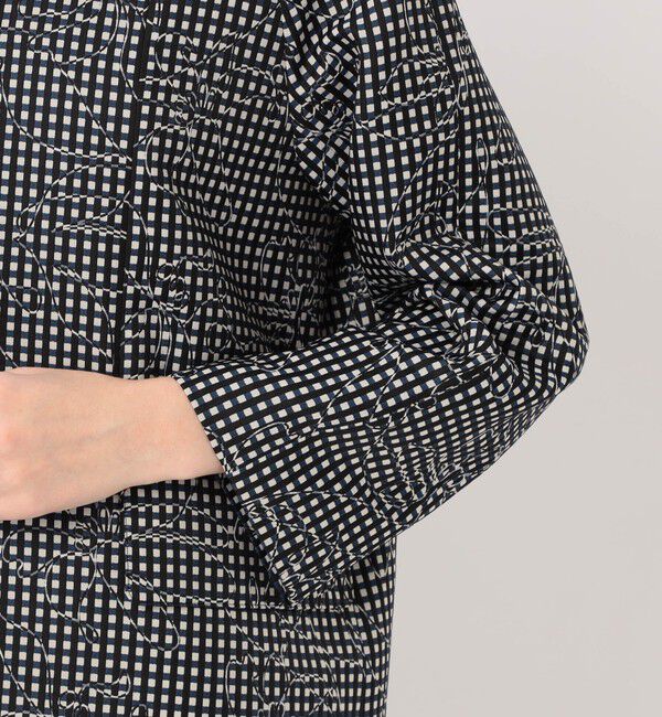 TOMORROWLAND collection「オーバーフラワージャカード クルーネックコート」|ノーカラーコート|