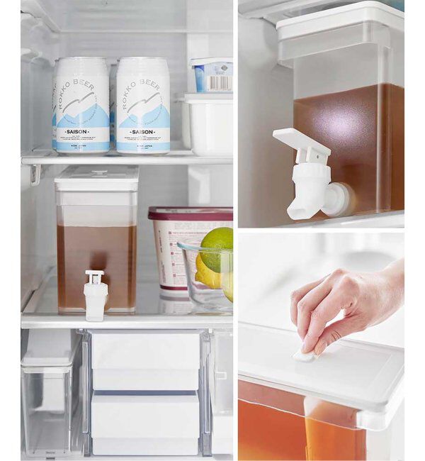 journal standard Furniture「《WEB限定》【tower/タワー】冷蔵庫ドリンクサーバー タワー 2.8L」|食器・キッチングッズ|