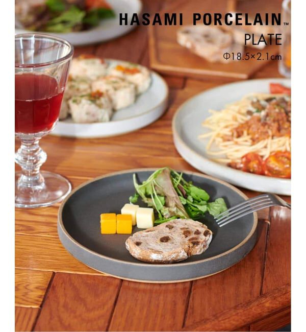 ACME「【HASAMI PORCELAIN / ハサミポーセリン】PLATE 18.5cm」|食器・キッチングッズ|ブラック